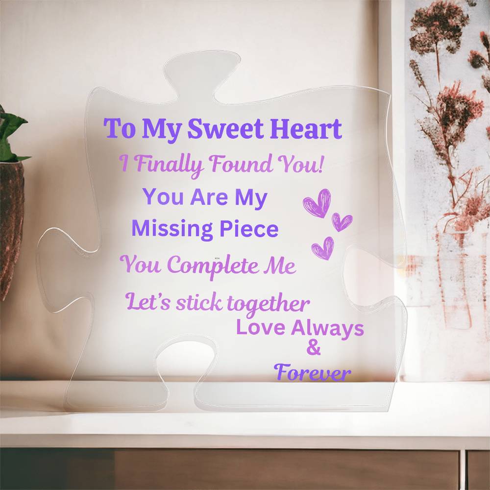 My Missing Piece-Acrylic Puzzle