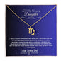 My Amazing Daughter- Signature Birth Sign Necklace