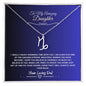My Amazing Daughter- Signature Birth Sign Necklace