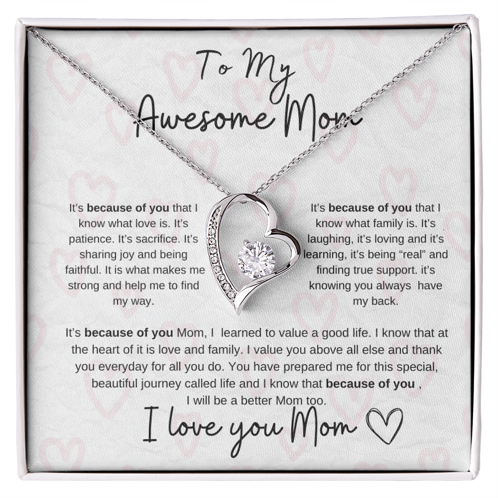 TO MY AWESOME MOM