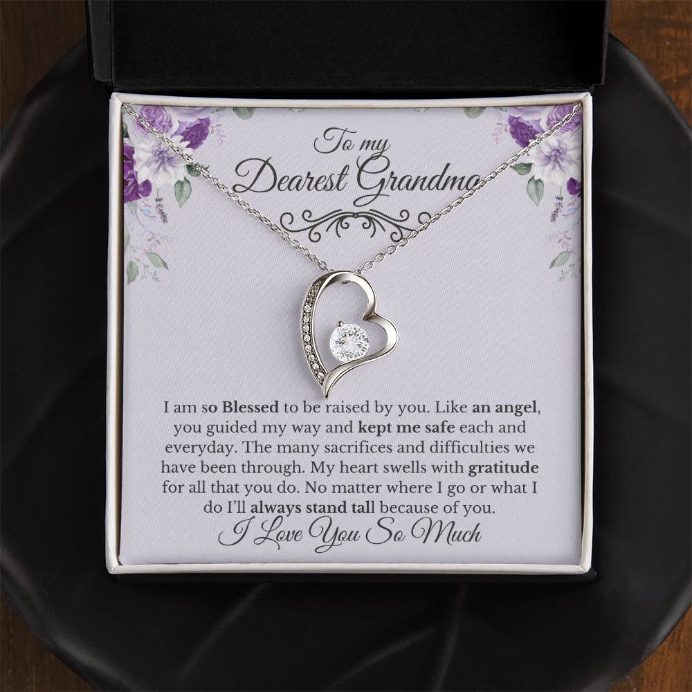 To My Dearest Grandma-Thank You | Forever Necklace
