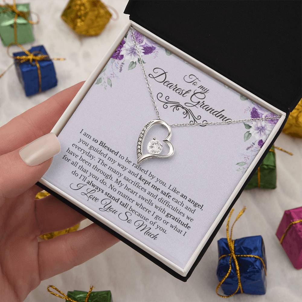 To My Dearest Grandma-Thank You | Forever Necklace