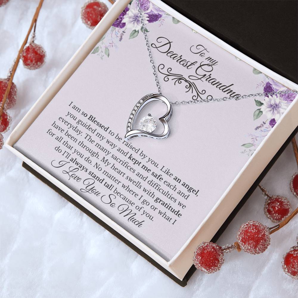 To My Dearest Grandma-Thank You | Forever Necklace