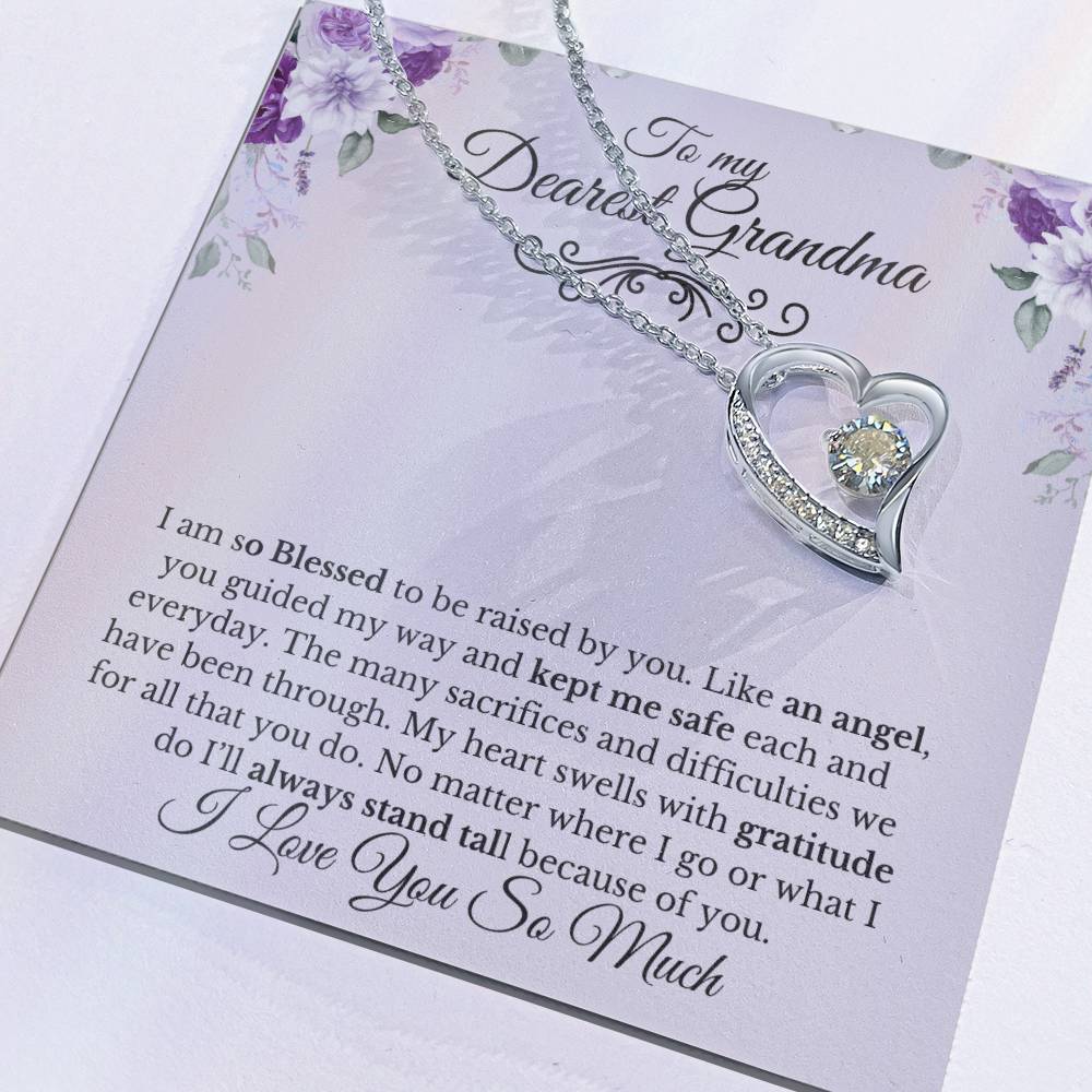 To My Dearest Grandma-Thank You | Forever Necklace