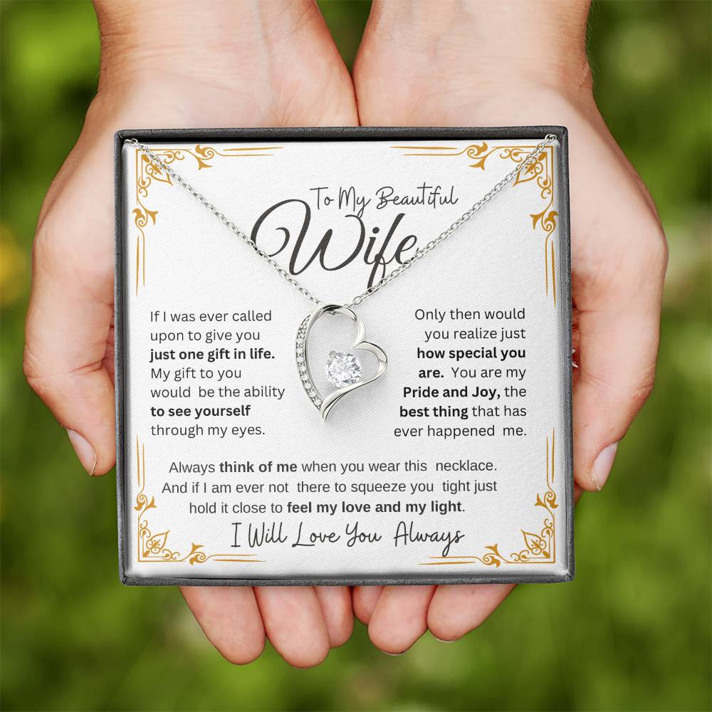 MY BEAUTIFUL WIFE I WILL ALWAYS LOVE YOU