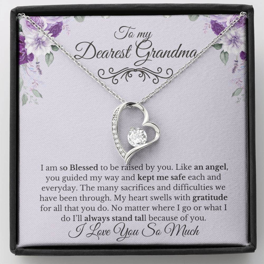 To My Dearest Grandma-Thank You | Forever Necklace
