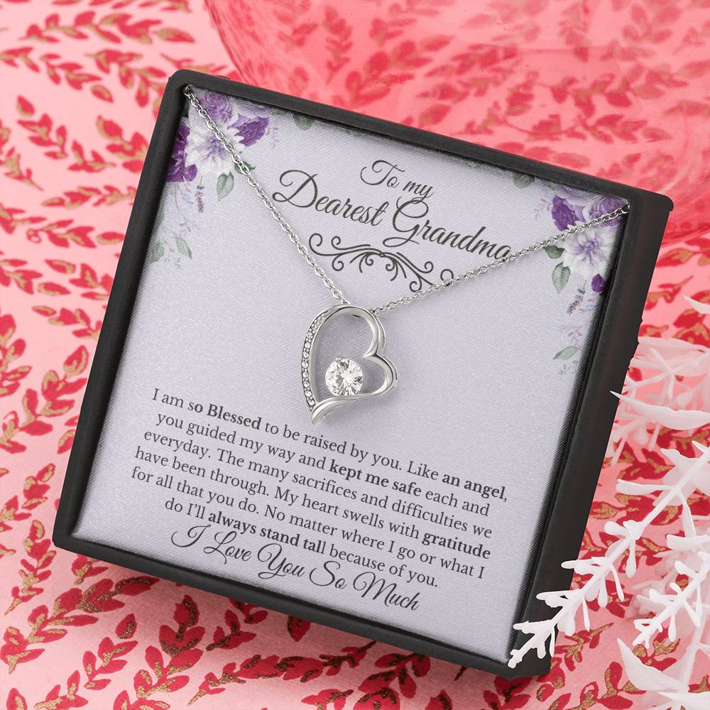 To My Dearest Grandma-Thank You | Forever Necklace