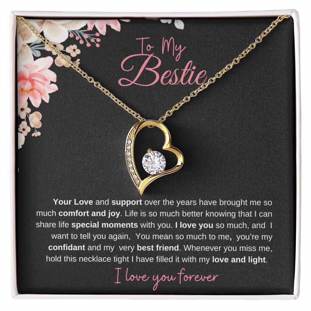 To My Bestie- Forever Necklace
