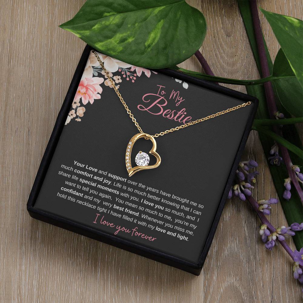 To My Bestie- Forever Necklace
