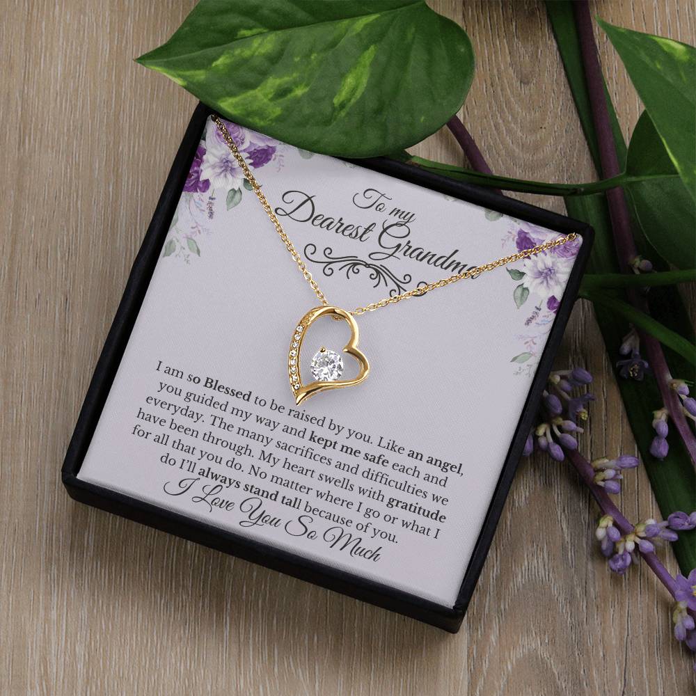 To My Dearest Grandma-Thank You | Forever Necklace