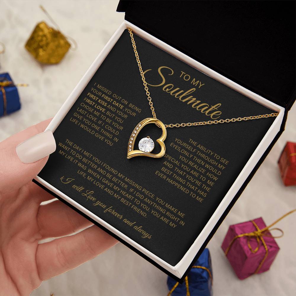 To My Soulmate-Heart Necklace