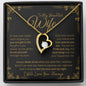 MY BEAUTIFUL WIFE YOU ARE SPECIAL TO ME FOREVER NECKLACE