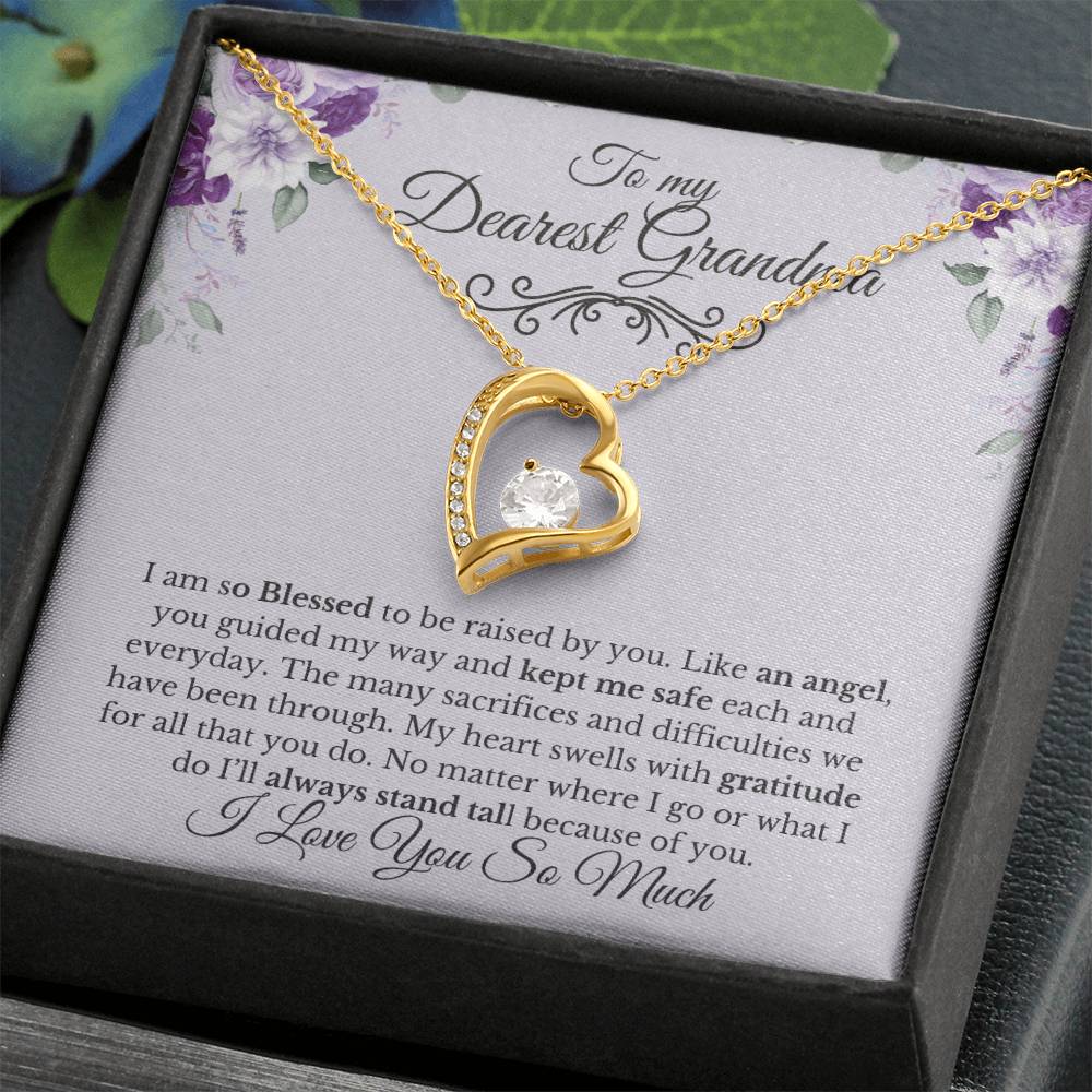 To My Dearest Grandma-Thank You | Forever Necklace