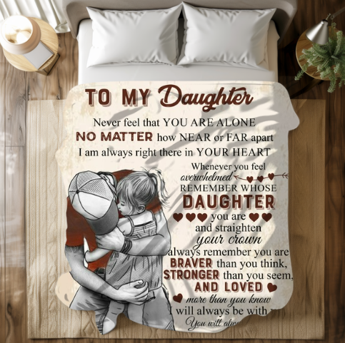 To My Daughter | Arctic Fleece Blanket 50x60