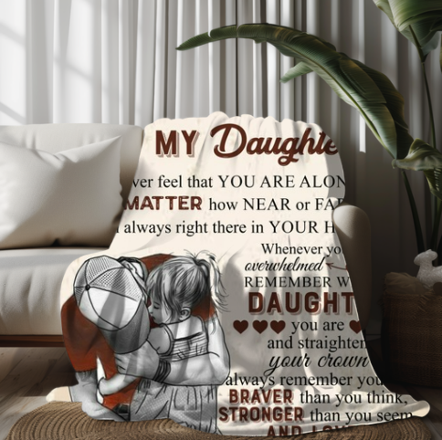 To My Daughter | Arctic Fleece Blanket 50x60