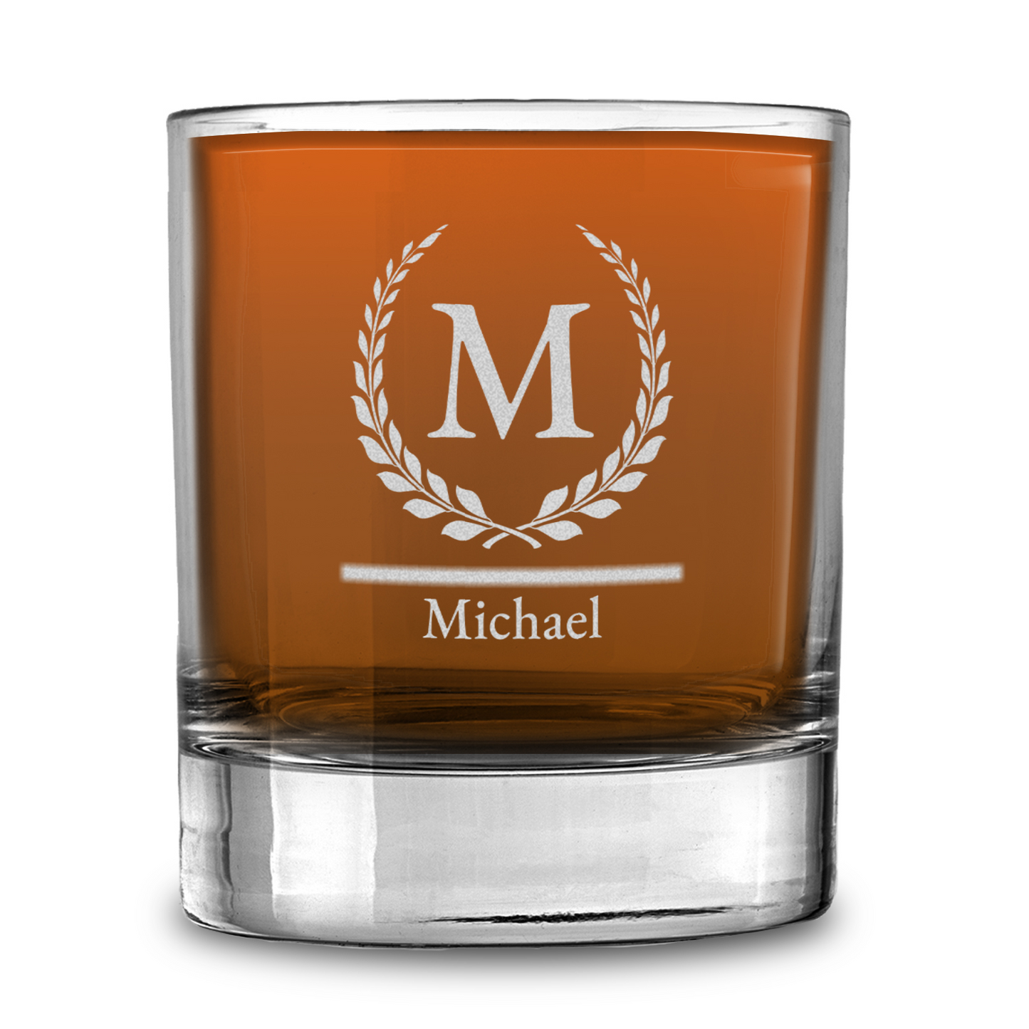 Personalized Laser Engraved Whiskey Glass or Tumbler For Him
