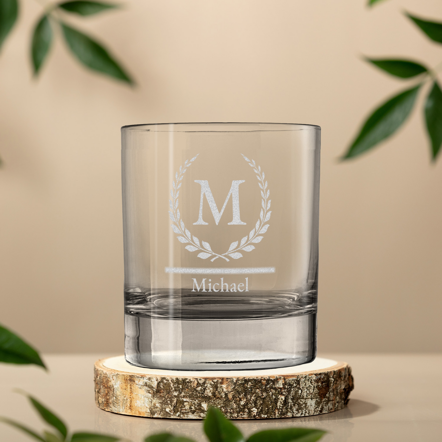 Personalized Laser Engraved Whiskey Glass or Tumbler For Him