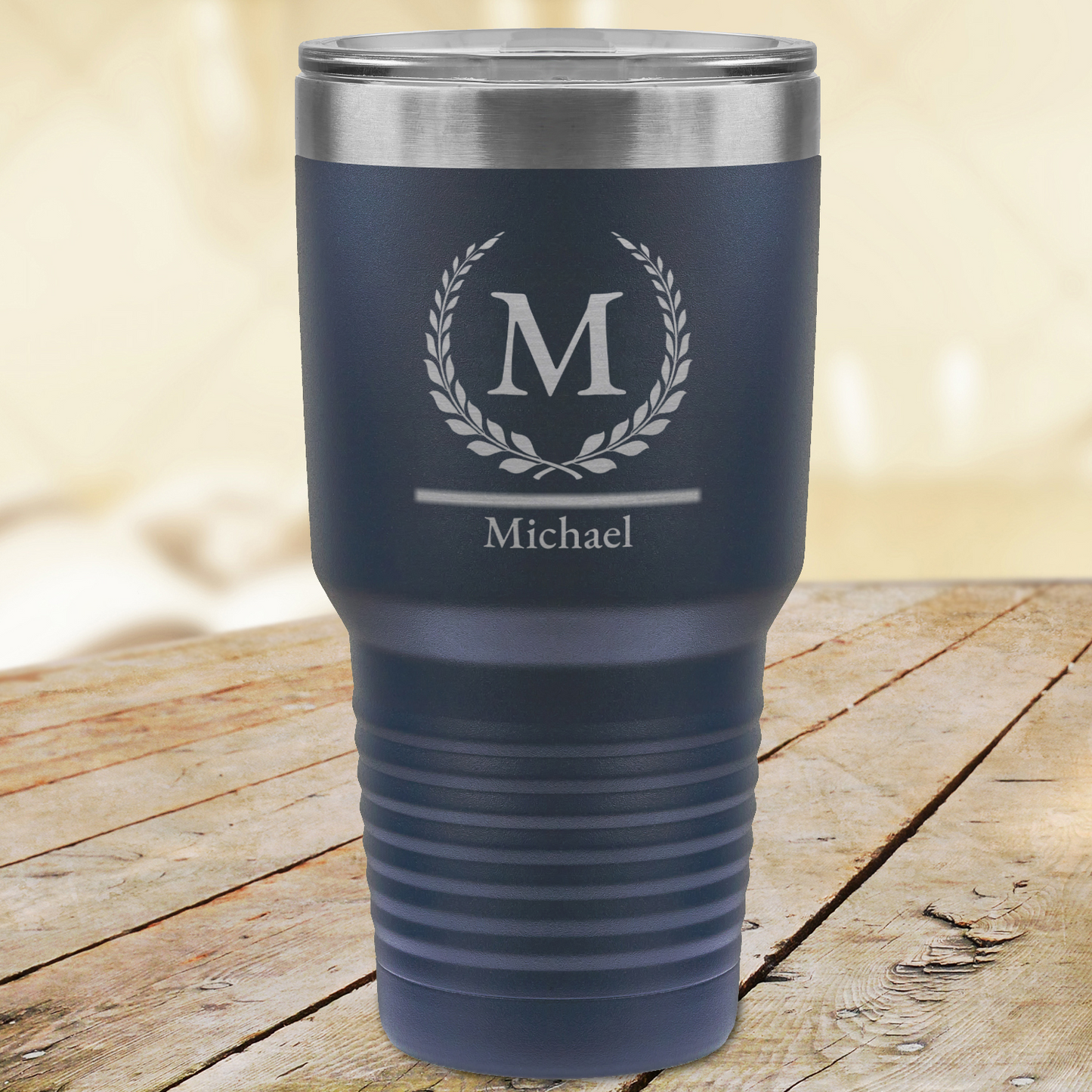 Personalized Laser Engraved Whiskey Glass or Tumbler For Him