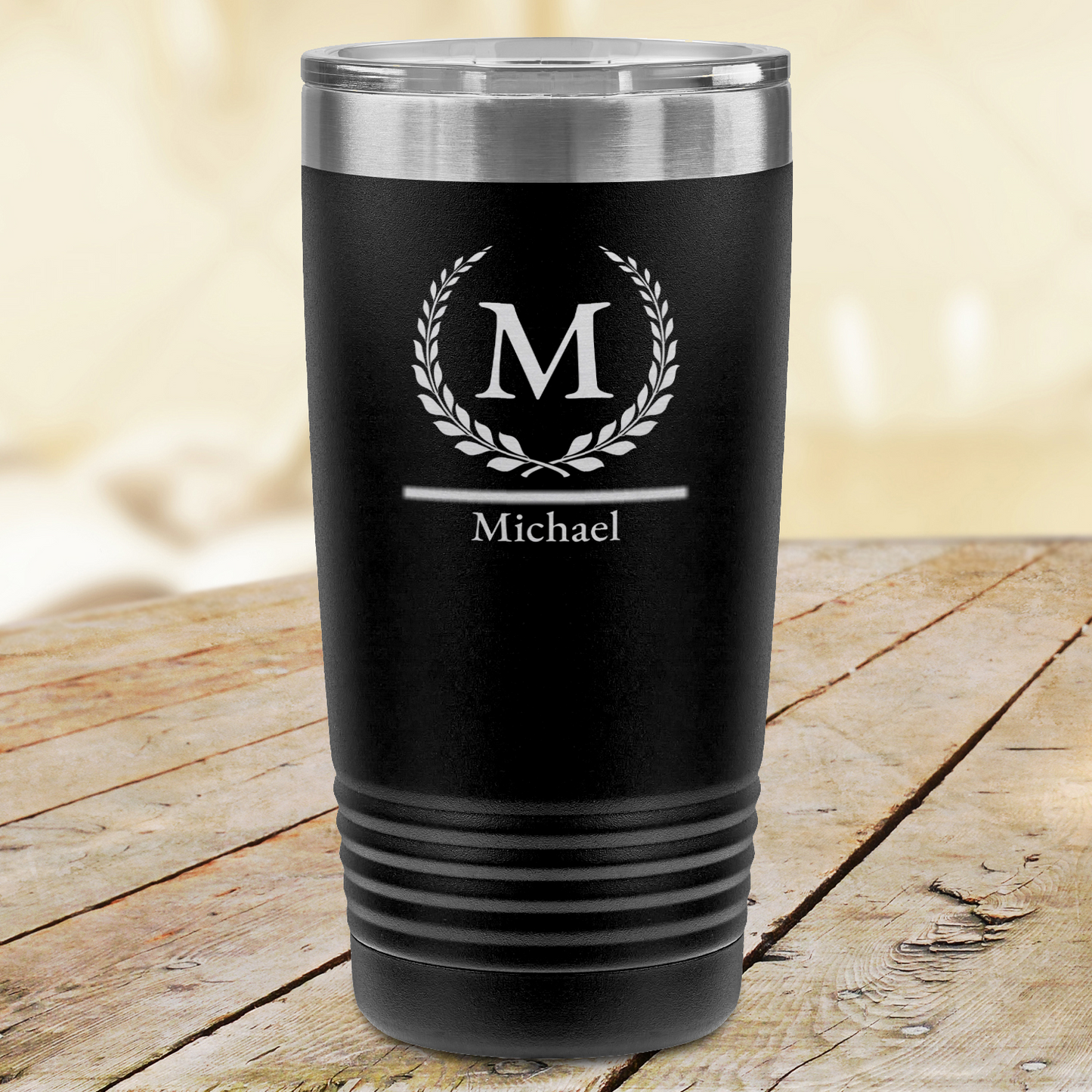 Personalized Laser Engraved Whiskey Glass or Tumbler For Him