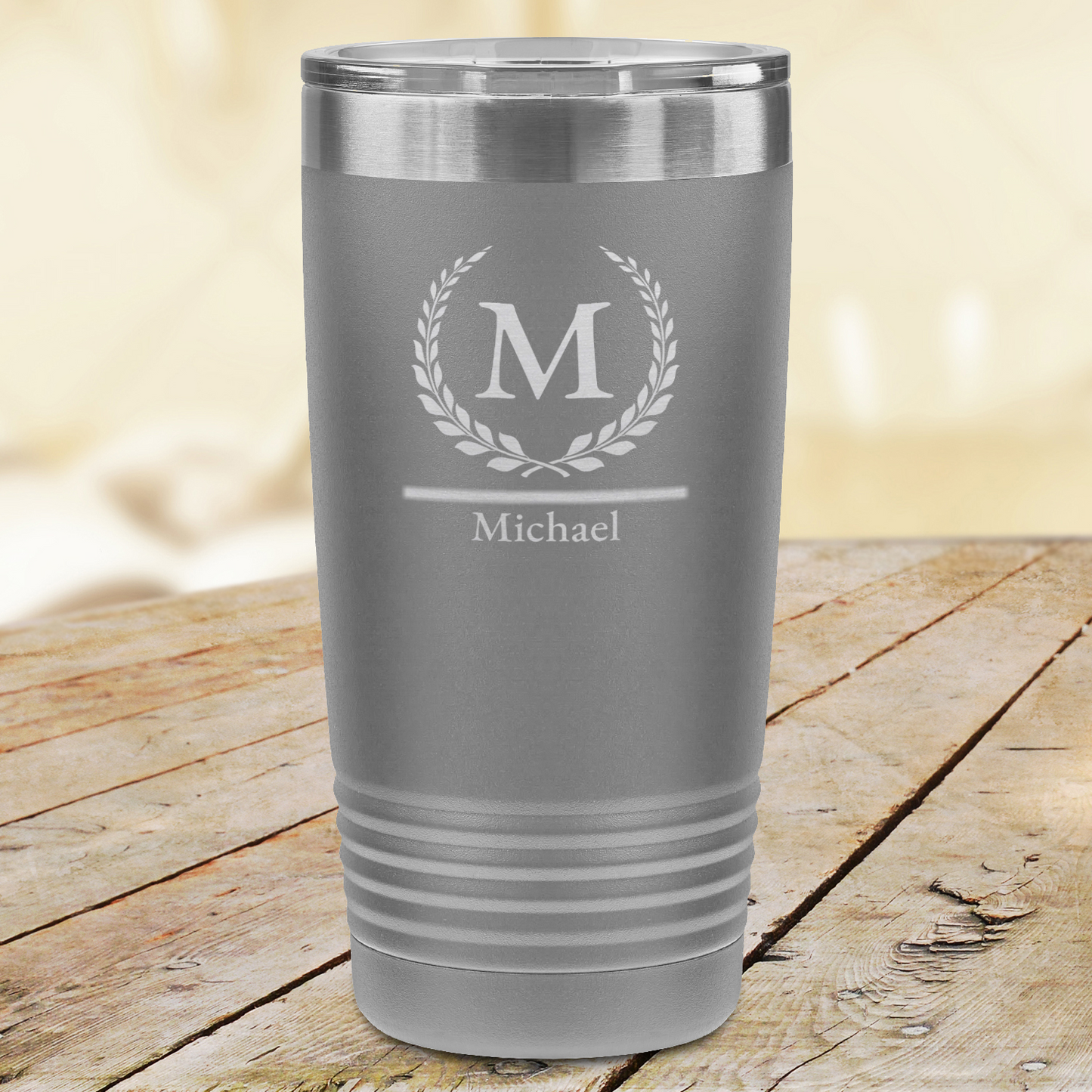 Personalized Laser Engraved Whiskey Glass or Tumbler For Him