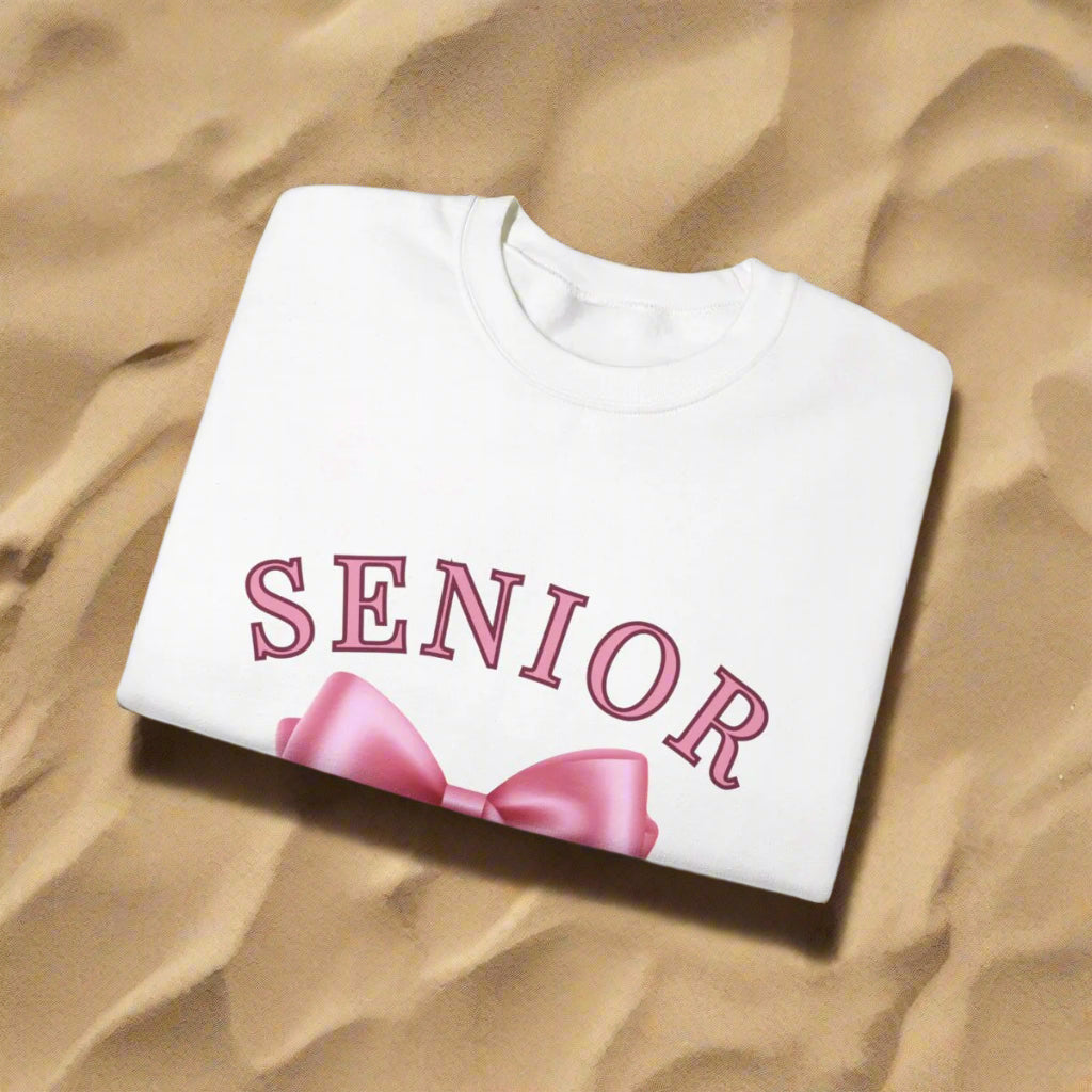 senior Bow Sweatshirt Graduation shirt
