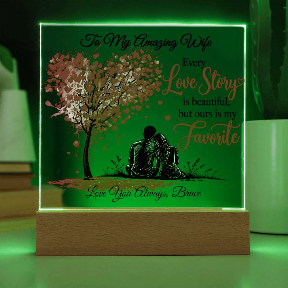 Personalized To My Amazing Wife-My Favorite Love Story – Mom's Right ...