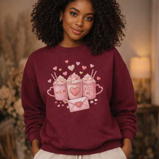 Women's Hug Me Love Me Sweatshirt -T-Shirt