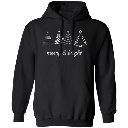 MERRY & BRIGHT PULLOVER HOODIE UNISEX