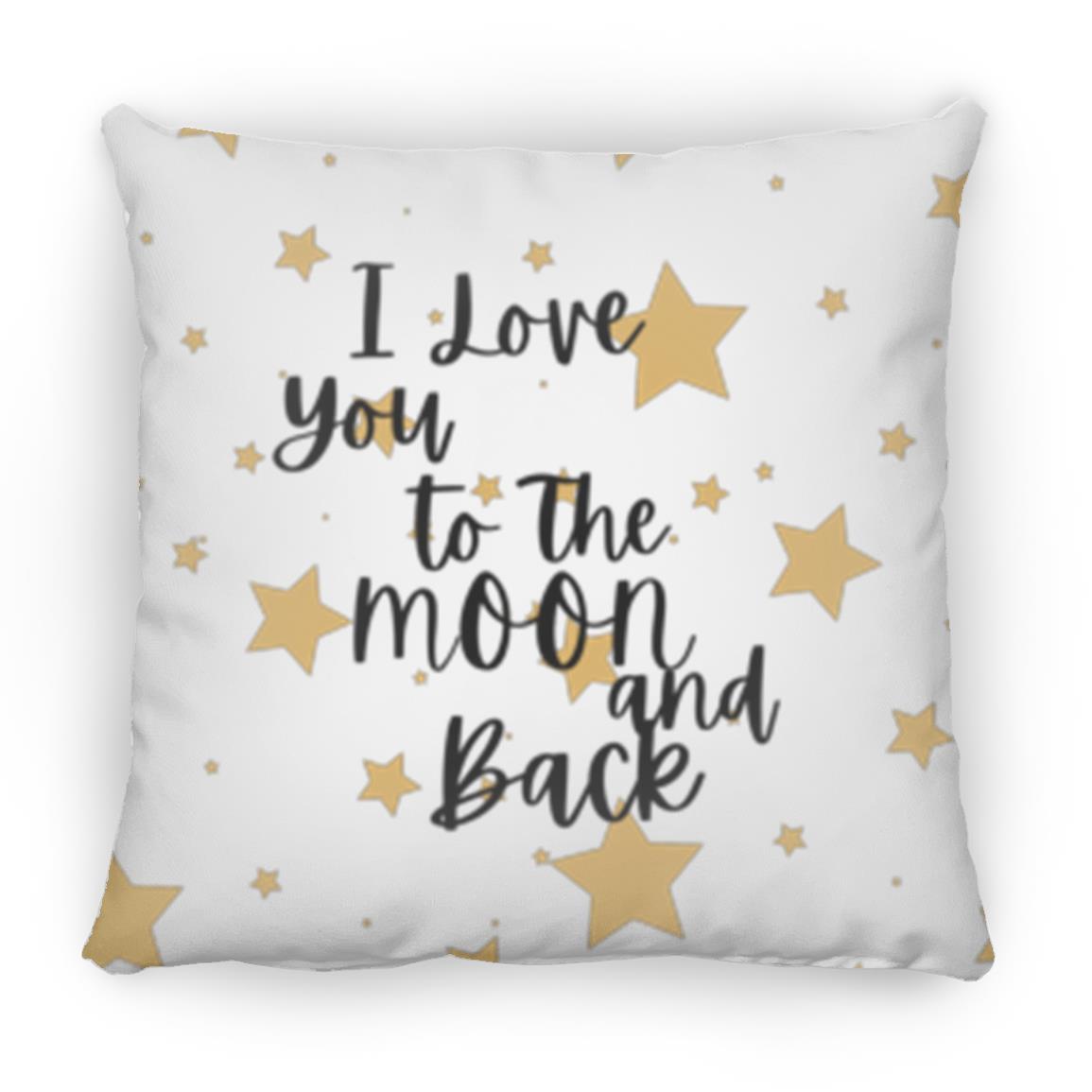 I love you to the Moon 16in Pillow Medium Square Pillow