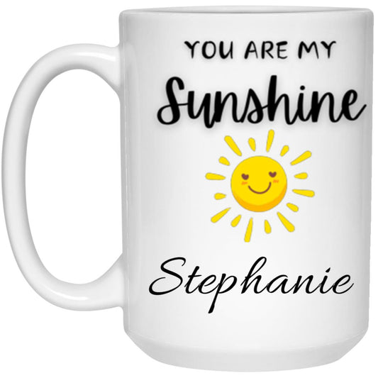 PERSONALIZED YOU ARE MY SUNSHINE 15 OZ