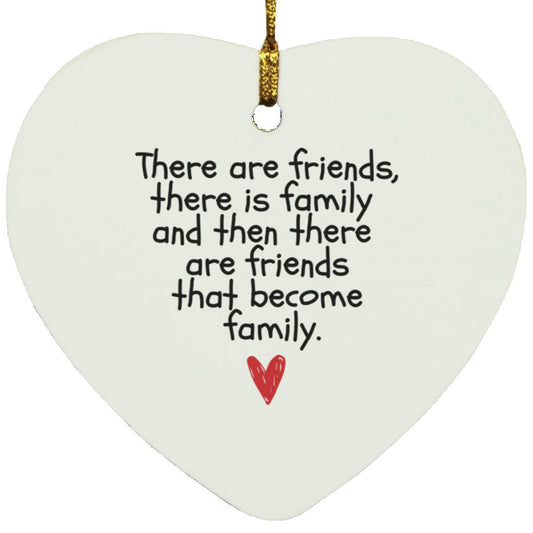 Friends to Family Heart Ornament