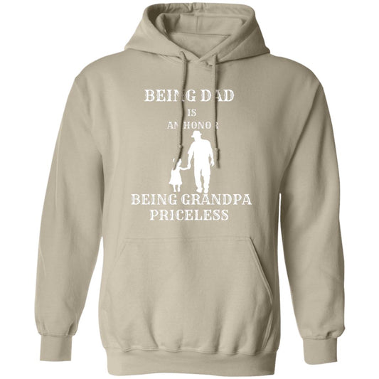 THE SUN WILL NEVER SET ON MY LOVE FOR YOU (8) GRANDPA IS PRICELESS  Pullover Hoodie