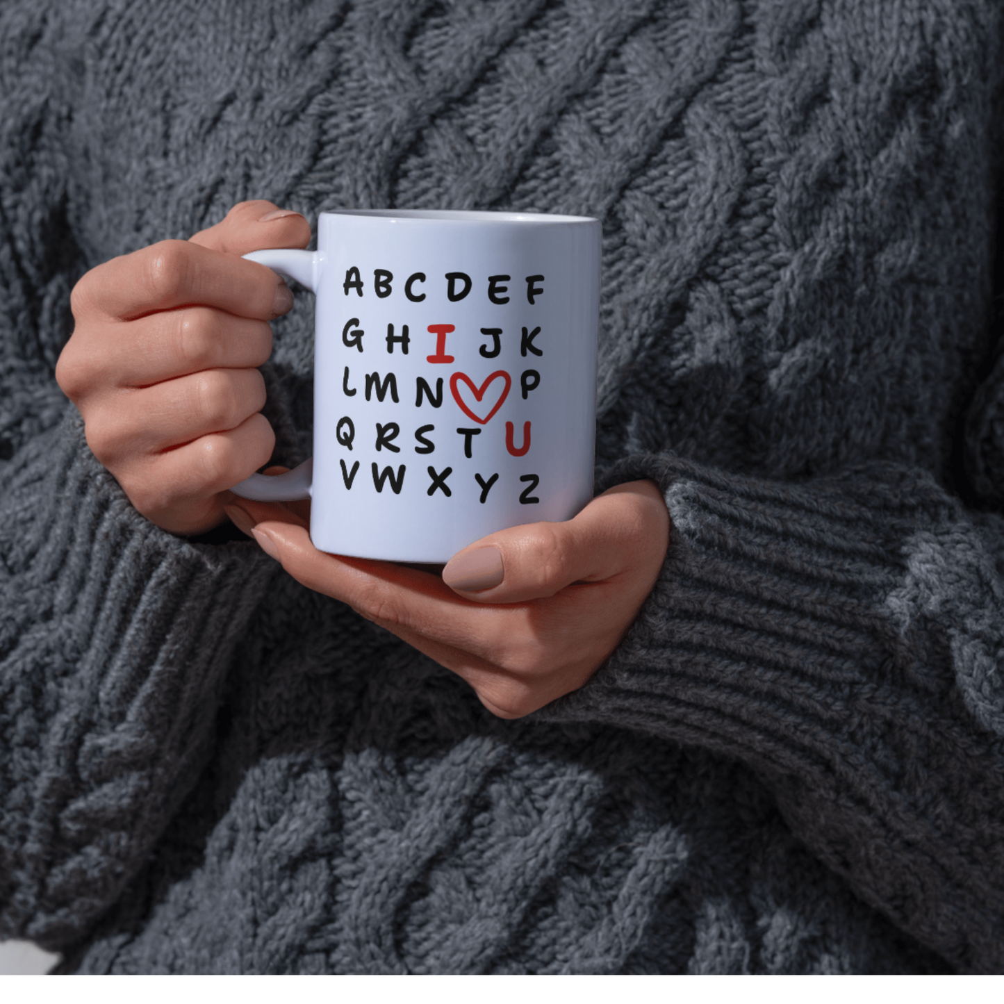 PERSONALIZED ALPHABET 110Z MUG