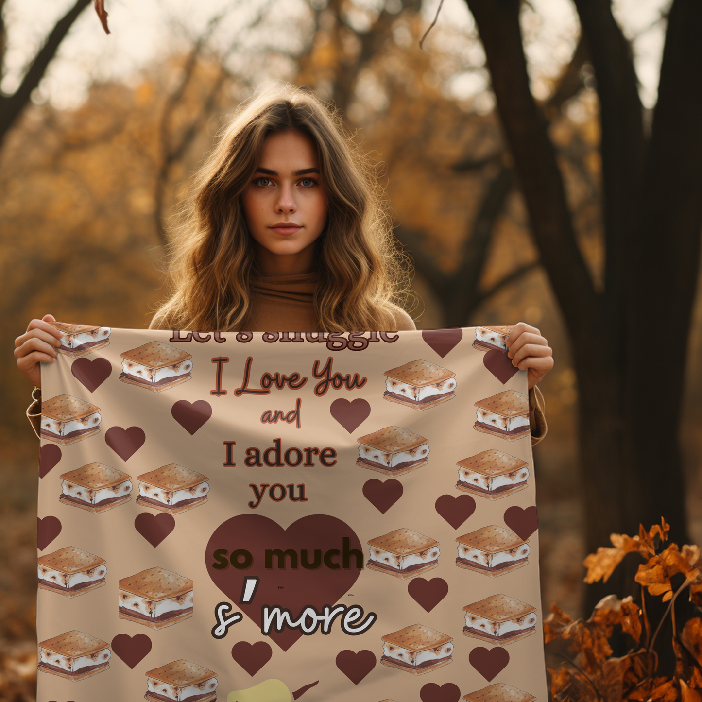 I Love you so much S'more ) PBM Premium Picnic Blanket 50x60