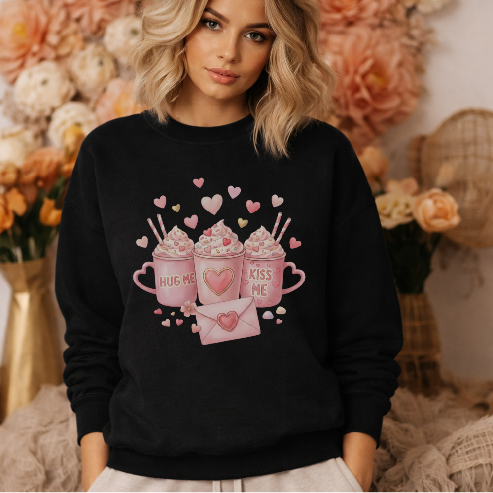 Women's Hug Me Love Me Sweatshirt -T-Shirt