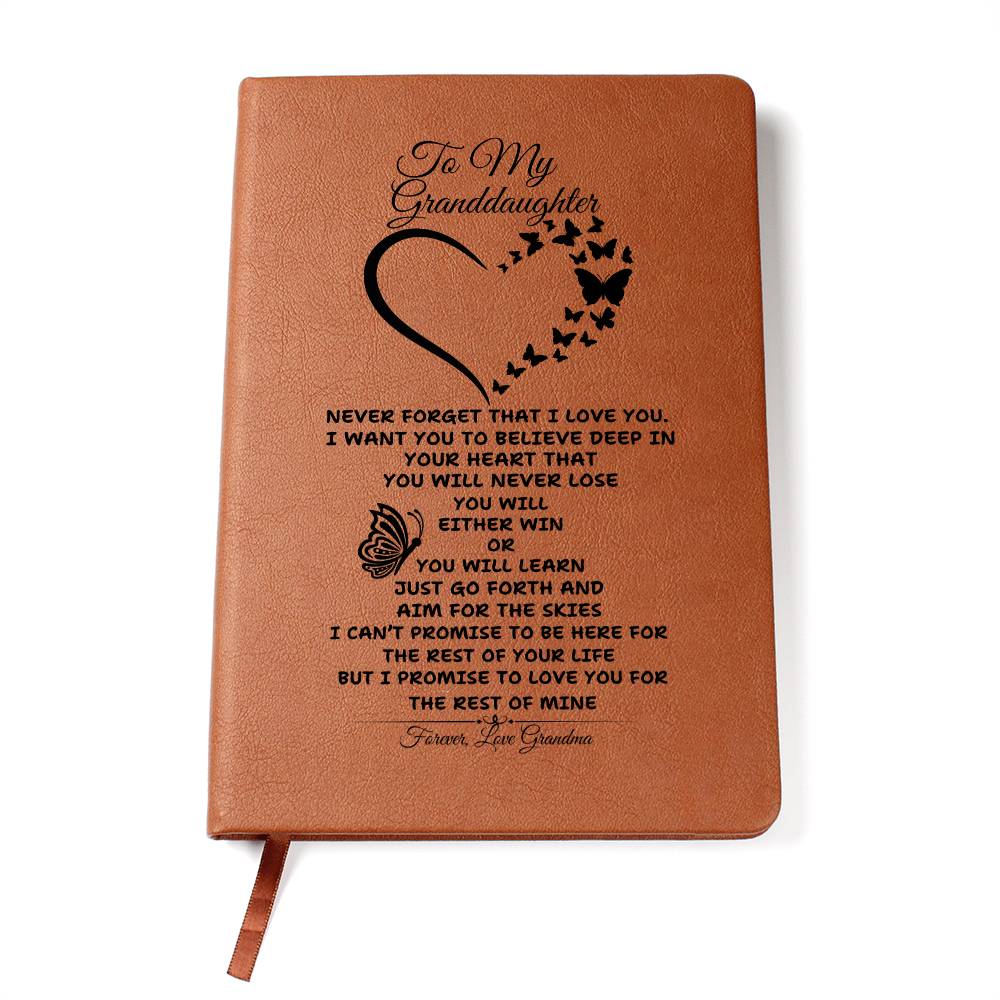 MY GRANDDAUGHTER I PROMISE TO TO BE HERE FOR YOU |JOURNAL