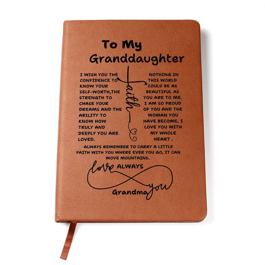 GRANDDAUGHTER CHASE YOUR DREAMS JOURNAL