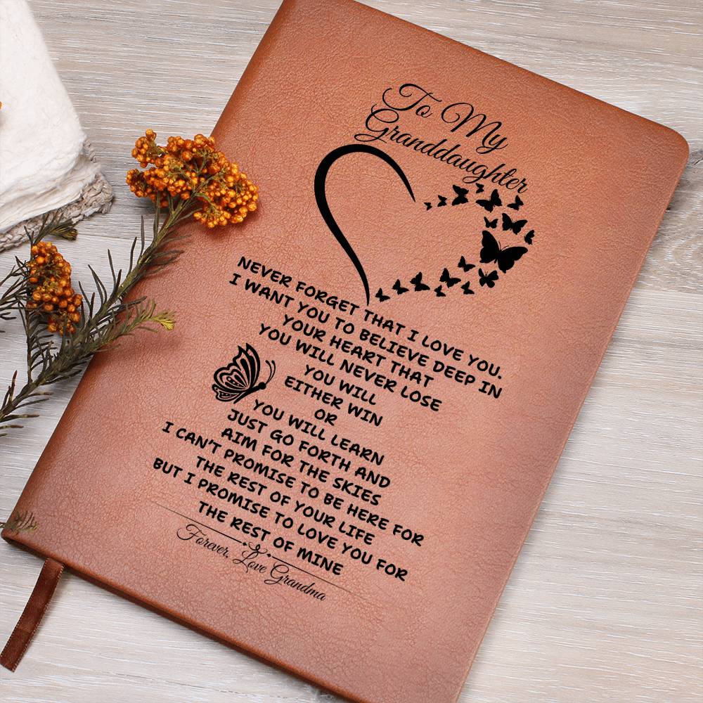 MY GRANDDAUGHTER I PROMISE TO TO BE HERE FOR YOU |JOURNAL