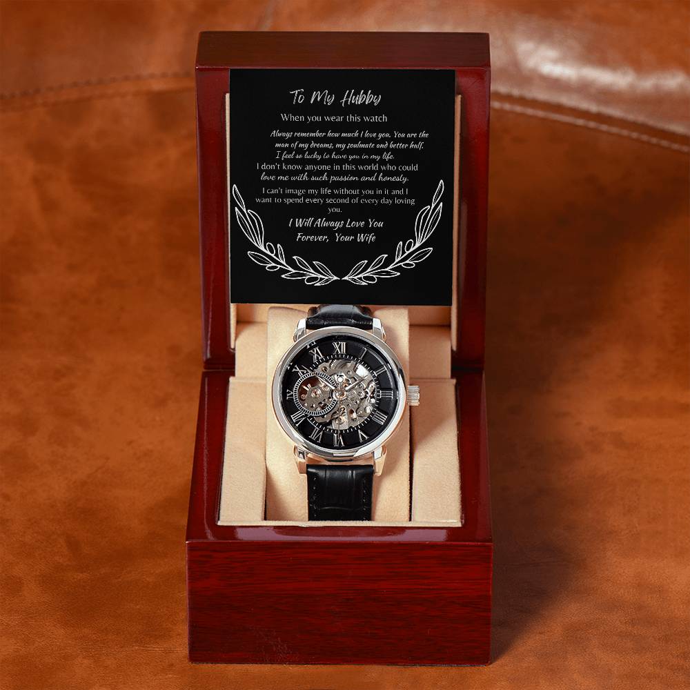 TO MY HUBBY| CLASSIC TIMEPIECE WATCH