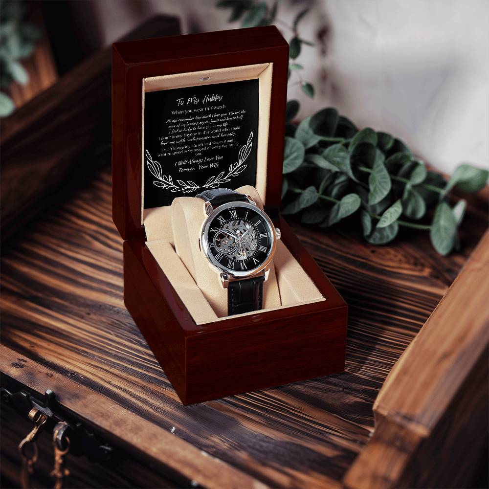 TO MY HUBBY| CLASSIC TIMEPIECE WATCH