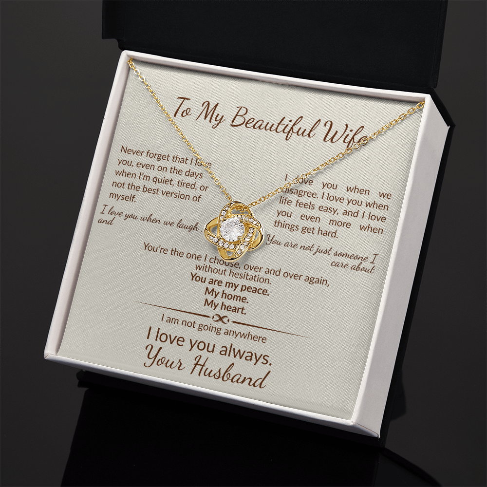 Never Forget That I Love You-Gift to My Wife