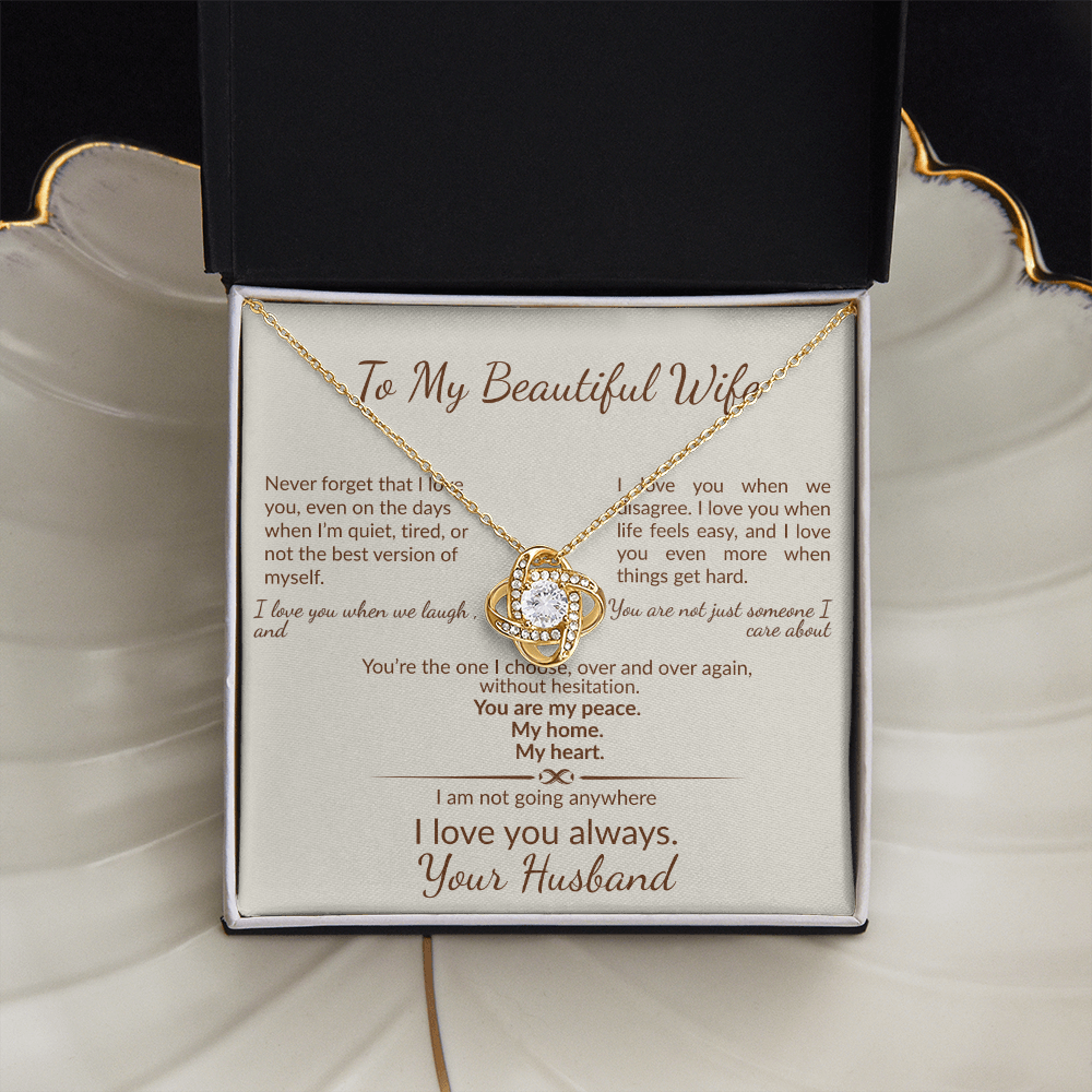 Never Forget That I Love You-Gift to My Wife