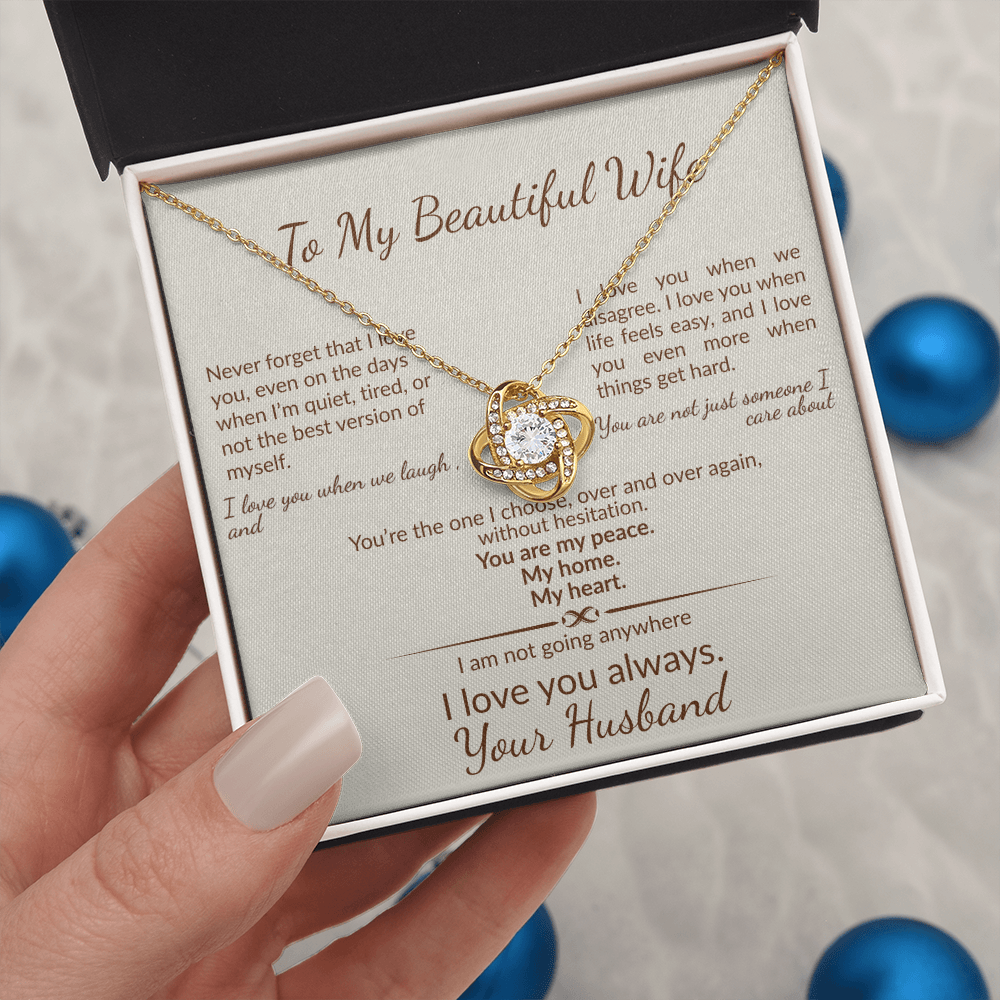Never Forget That I Love You-Gift to My Wife