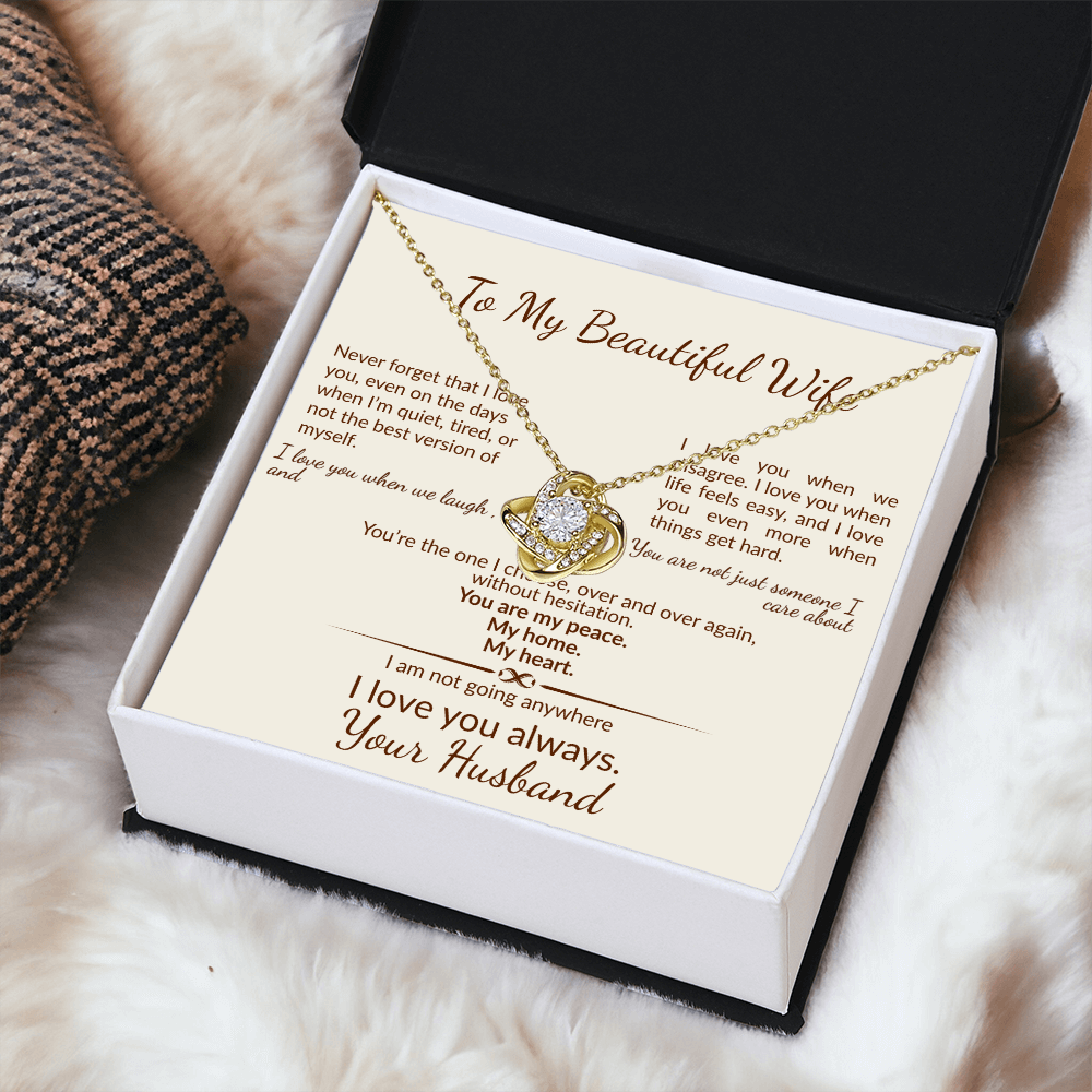 Never Forget That I Love You-Gift to My Wife