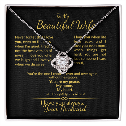To My Beautiful Wife I Love You Always-Gift from Husband