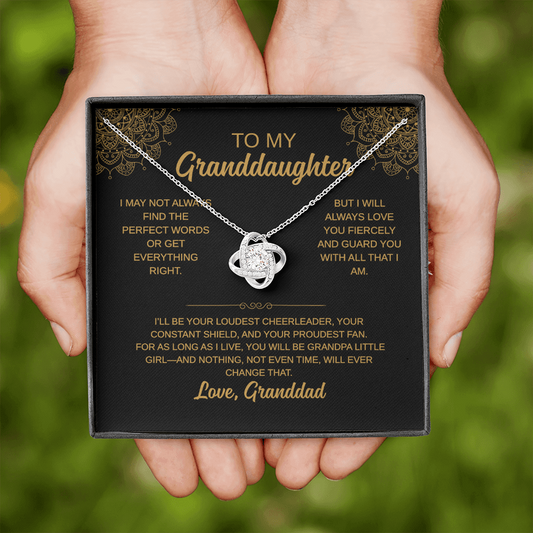 To My Granddaughter | You Can Always Count On Me