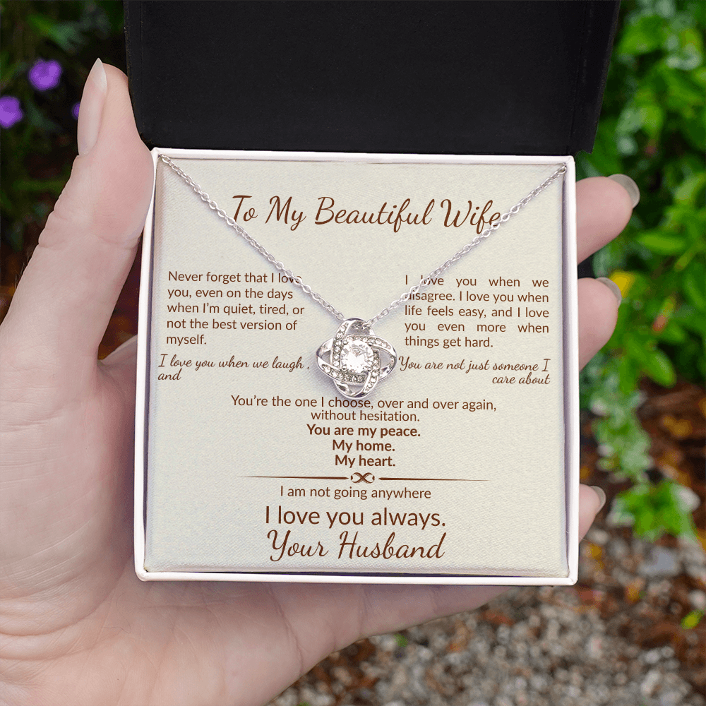 Never Forget That I Love You-Gift to My Wife