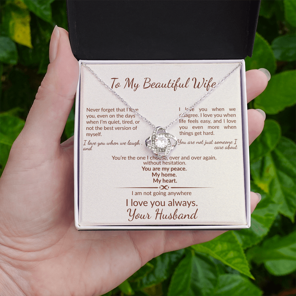 Never Forget That I Love You-Gift to My Wife