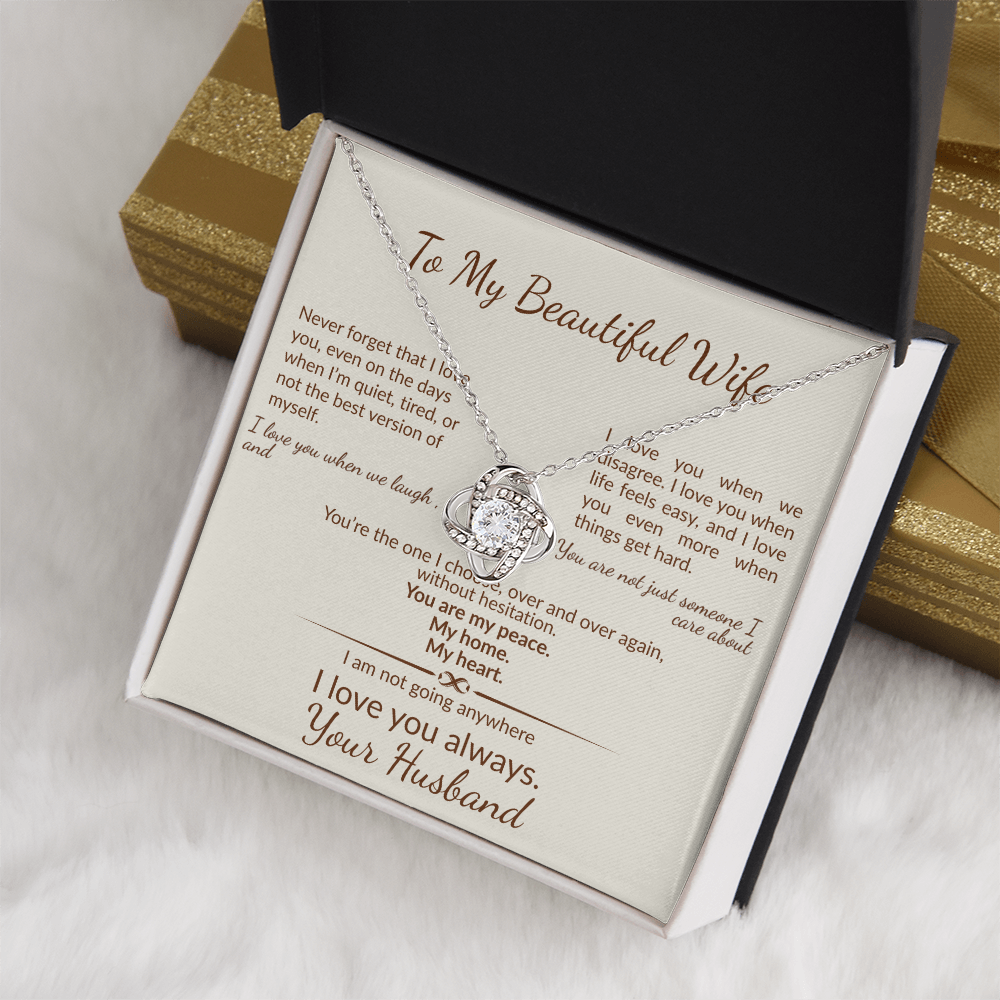 Never Forget That I Love You-Gift to My Wife