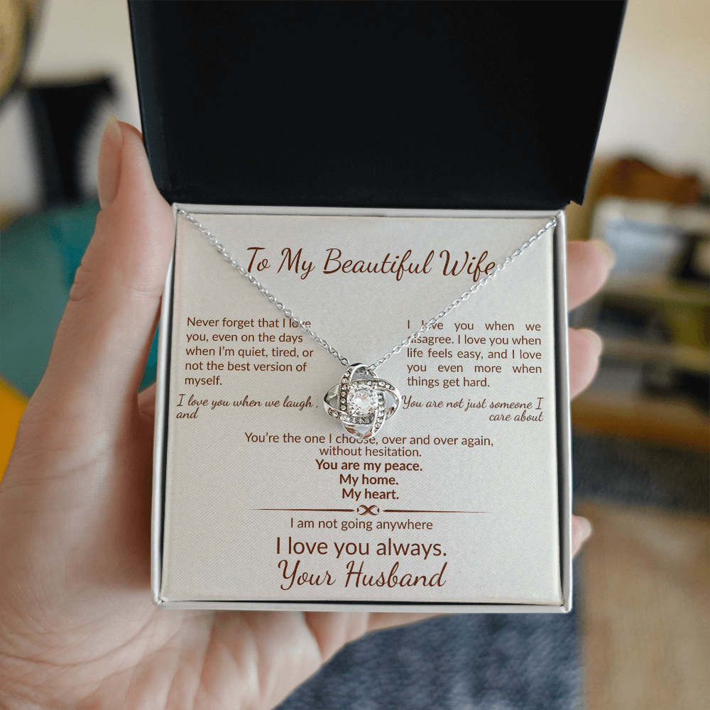 Never Forget That I Love You-Gift to My Wife
